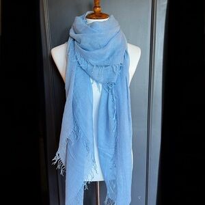 New Auth Chan Luu Cashmere and Silk Scarf Color: Little Boy Blue
